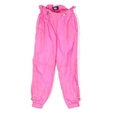 Paper Bag Waist Logo Print Pants